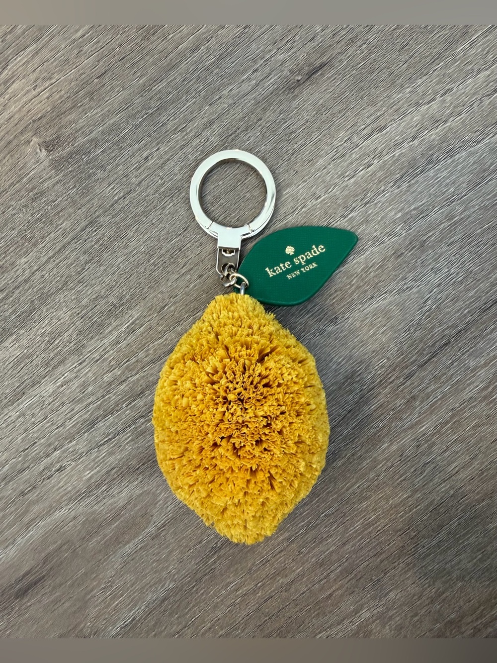 Kate Spade Raffia Lemon Keychain/Bag-Charm